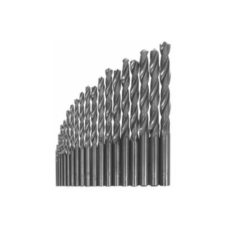 Holex Jobber drill set HSS No. 114000 as refill set, uncoated, Type: 1-10 115020 1-10